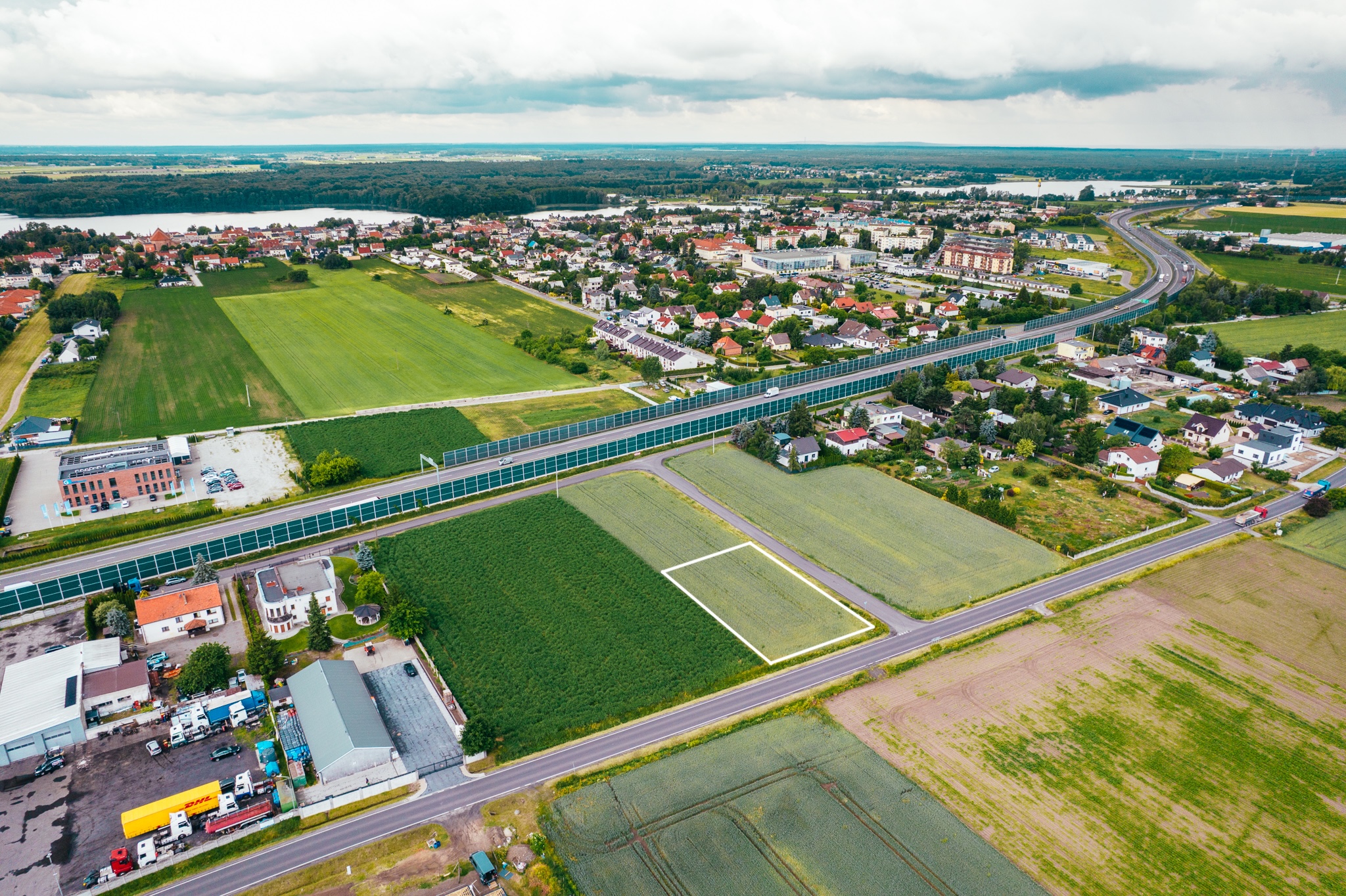 Działka budowlano-usługowa | 1 500m2 | MPZP | Kórnik |